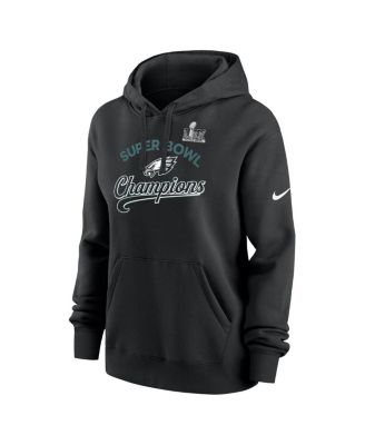 Женский черный пуловер Nike Philadelphia Eagles Super Bowl LIX Champions Tailsweep от Nike