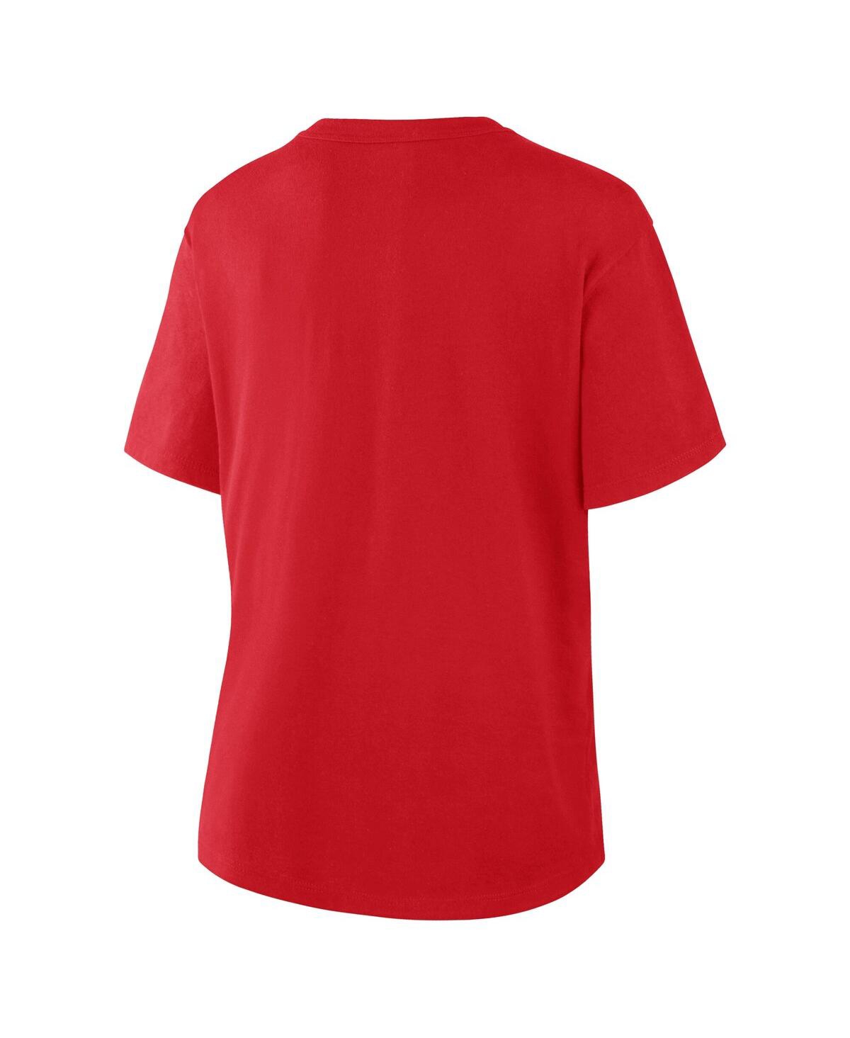 Fanatics Women's Athletic Red Chicago Blackhawks 2025 Winter Classic Primary Logo Top In Athletic Red