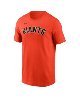 Мужская футболка Nike Willy Adames Orange с фирменным номером San Francisco Giants Fuse от Nike