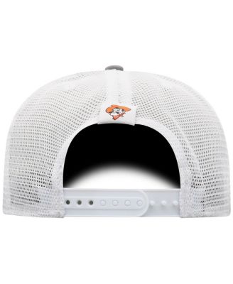 Men's Gray Oklahoma State Cowboys Trucker Adjustable Hat