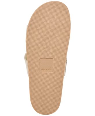 Women's Satine Jewelry Double Band Bracelet Footbed Sandals   