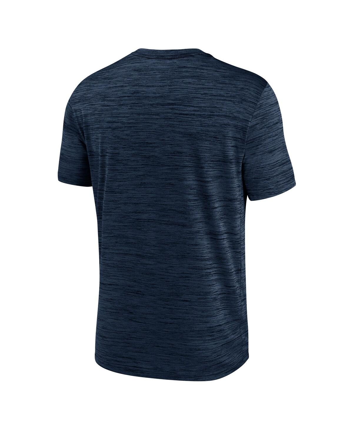 Jordan Men's Navy Michigan Wolverines Velocity Mascot Performance T-shirt In Navy