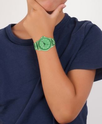 Kid's Rider Green Silicone Strap Watch, 36mm