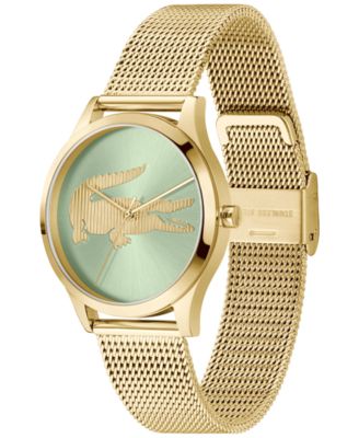 Women's Crocodelle Gold Tone Stainless Steel Mesh Bracelet Watch, 36mm