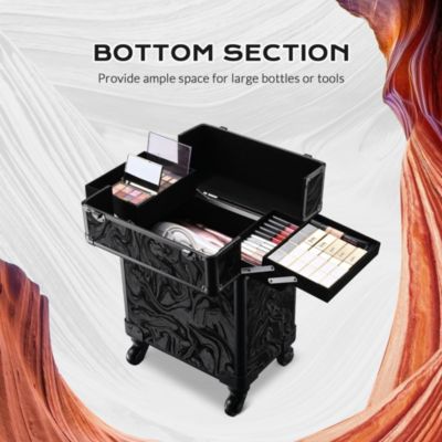 Rolling Makeup Train Case
