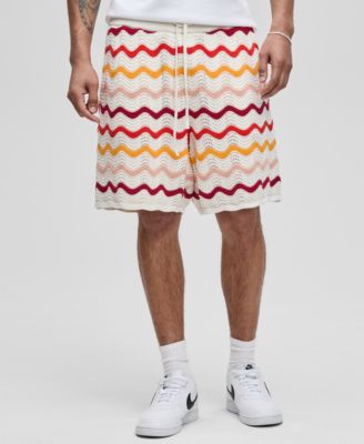 Mode of One Mens Gradient Zig-Zag Pull-On Shorts Exclusively at Macys 8090₽