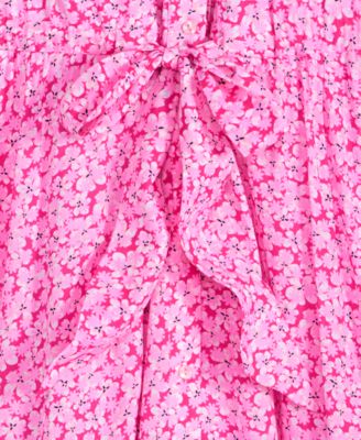 Women's V-neck Flutter-Sleeve Mini Dress, Exclusively at Macy's