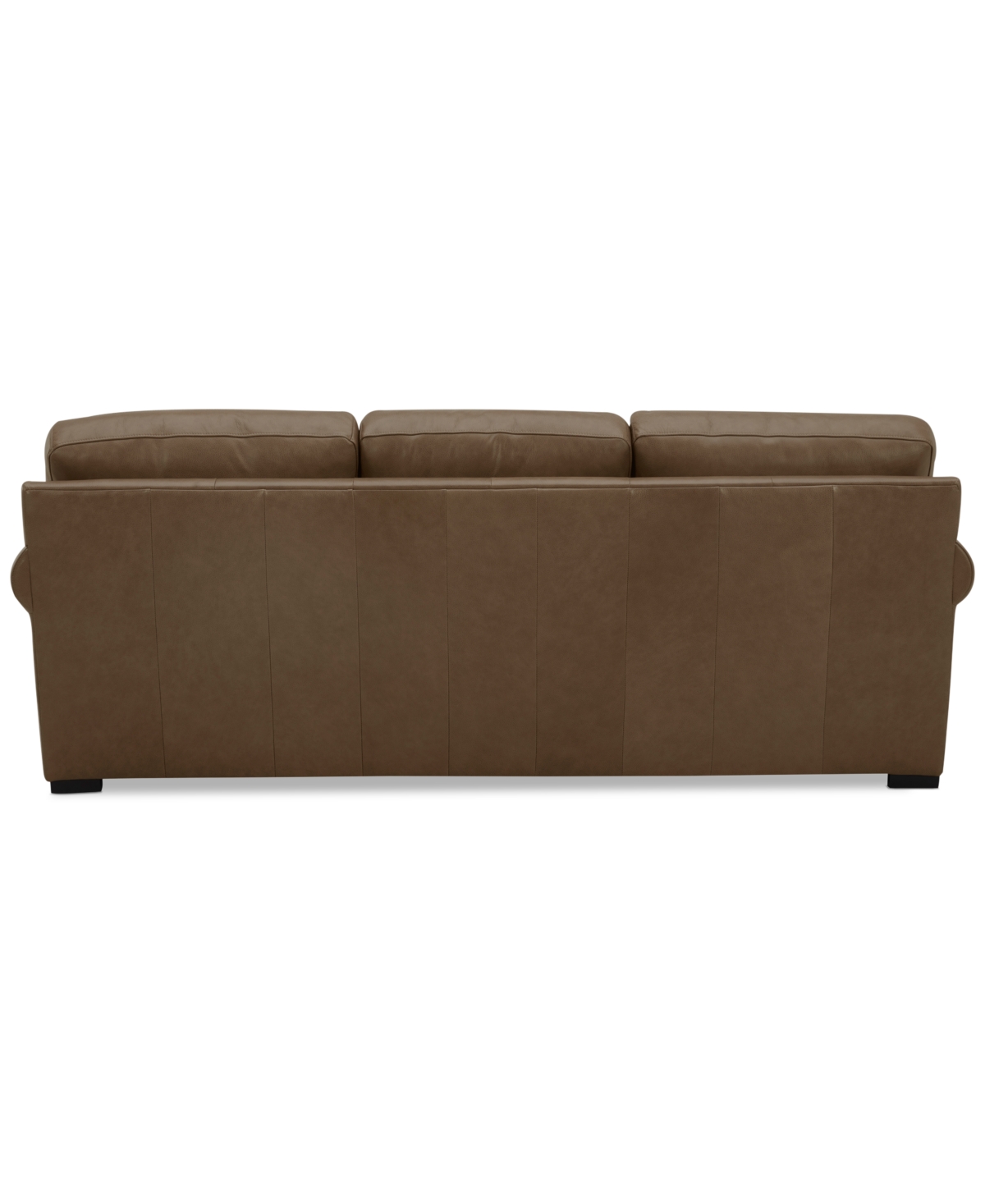 Macy's Radley 86" Leather Roll Arm Sofa, Exclusively At  In Sand