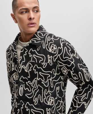 Мужская рубашка и шорты Mode of One с цветочной вышивкой, эксклюзивно в Macy's