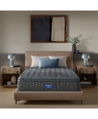 Beautyrest - Level Two 14.75" Medium Firm Pillow Top Mattress Set - Full