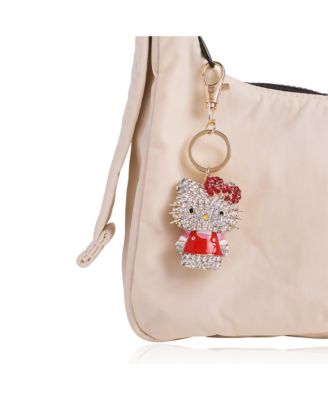 Sanrio Pave 3D Bling Keychain - Bag Charm, Backpack Accessories, Travel Collectible Gift Keychains