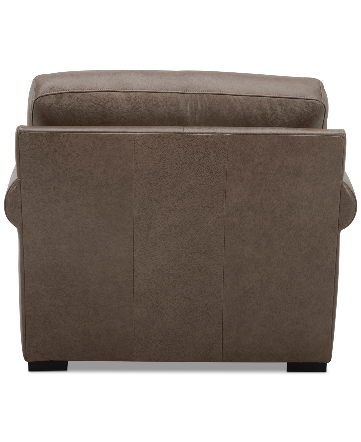Macy's Radley 38" Leather Chair, Created For  In Taupe