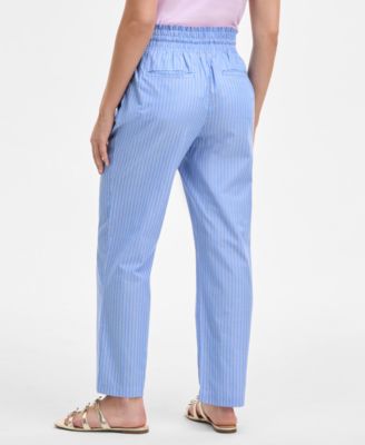 Women's Classic Stripe Pull-On Pants, Exclusively at Macy's