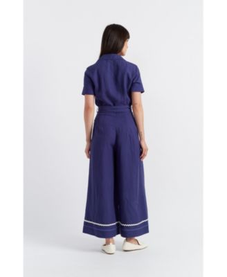 Женский комбинезон Chinti & Parker из льняной смеси La Mer от Chinti & Parker