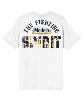 Big & Tall The Fighting Spirit Crew Neck Short Sleeve White T-shirt-4XLB