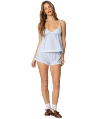 Стильные женские шорты Danna в тонкую полоску