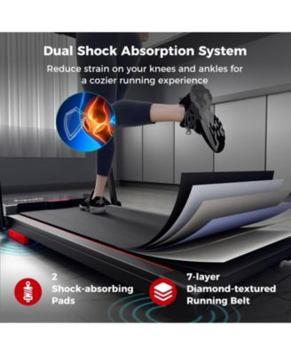 3 in 1 Folding Treadmill with Remote Control and LED Display