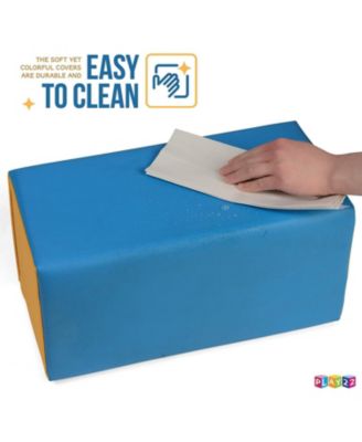 Play22usa Climb And Crawl Activity Play Set - 5 Piece Soft Zone Climbing Blocks Lightweight Foam Shape Toy