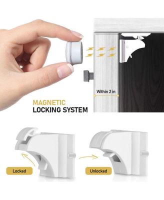 Toddler Proof Me | Magnetic Safety Lock Kit (36 Locks + 9 Keys)