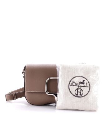 Бывшая в употреблении сумка Hermes Della Cavalleria Elan через плечо Epsom