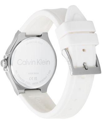 Women's Vibrancy White Silicone Strap Watch, 38mm