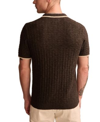 Lucky Brand Мужской свитер поло с коротким рукавом и наконечником от Lucky Brand 15890₽