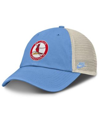 Nike - Men's Light Blue/Natural St. Louis Cardinals Cooperstown Collection Club Trucker Adjustable Hat