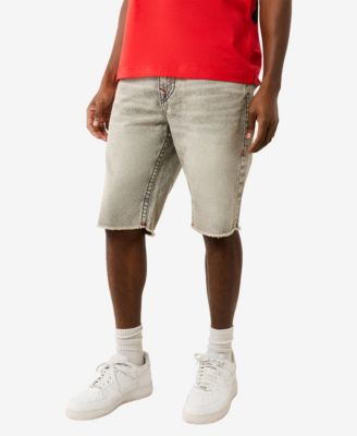 Истинная Религия True Religion Мужские шорты Ricky с лоскутом от одной иглы и обтрепанным подолом 23890₽