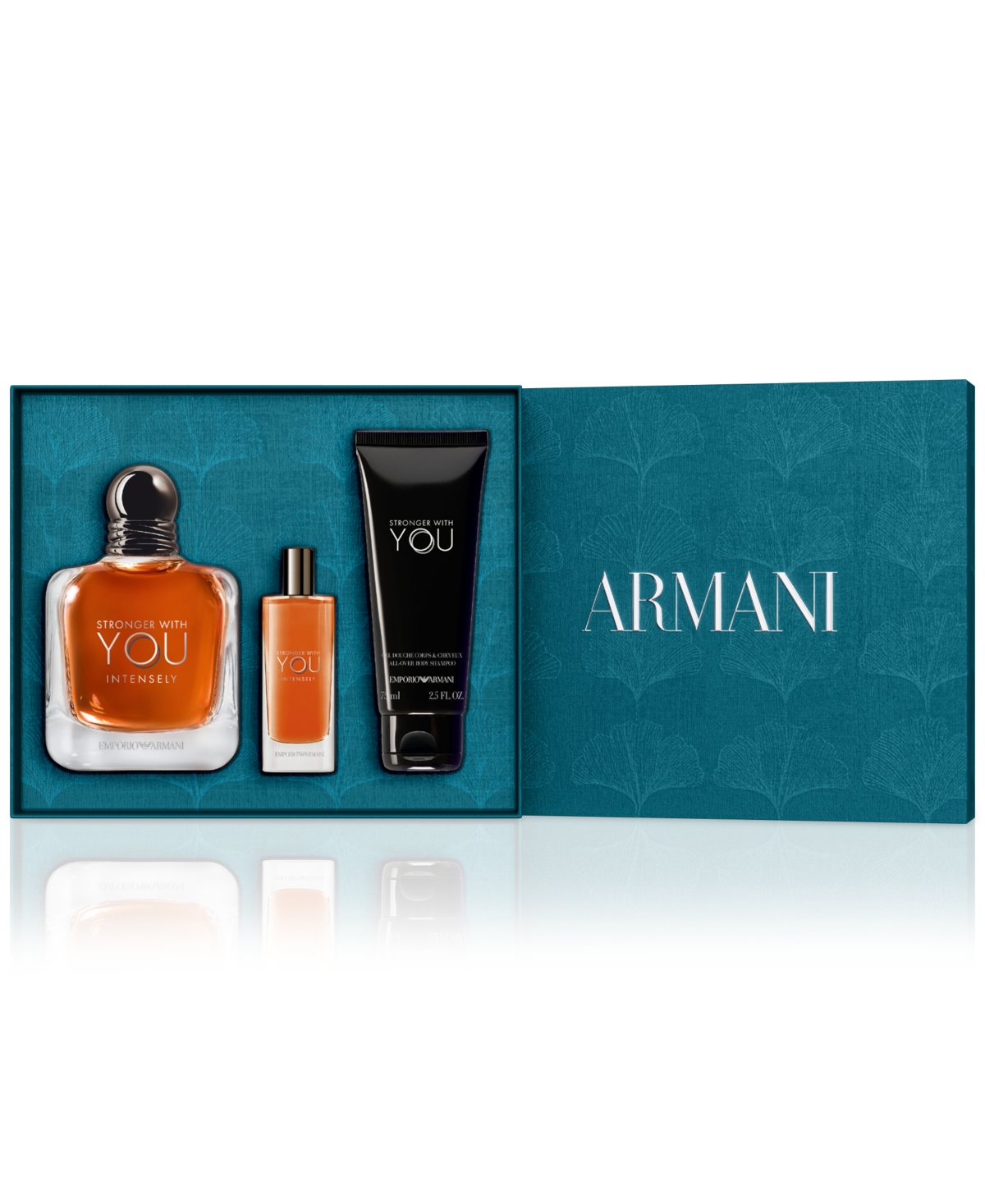 Giorgio Armani Men's 3-pc. Emporio Armani Stronger With You Intensely Eau De Parfum Gift Set In No Color