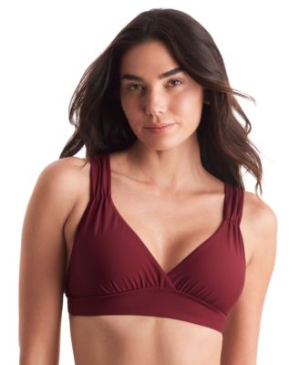 Women's Emory Shirred-Strap Bikini Top