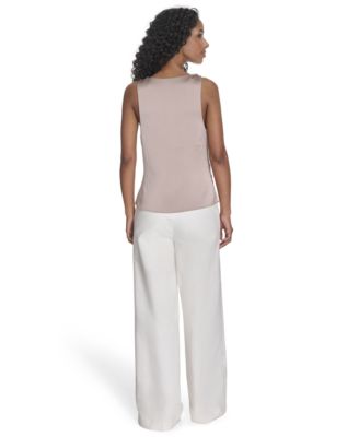 Женский топ без рукавов на витых бретельках от Calvin Klein