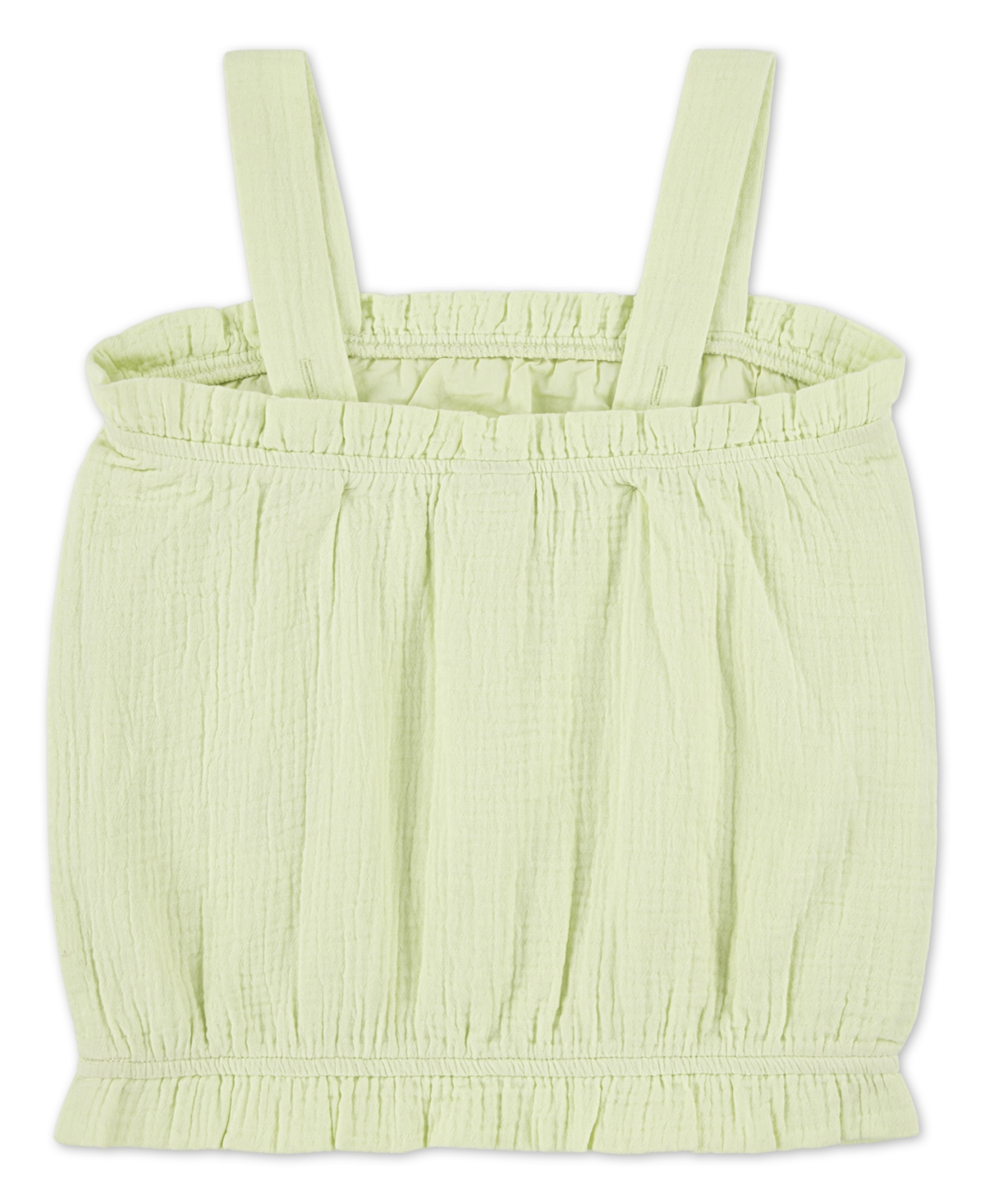 Shop Hurley Big Girls Gauze Tank Top In Cool Matcha