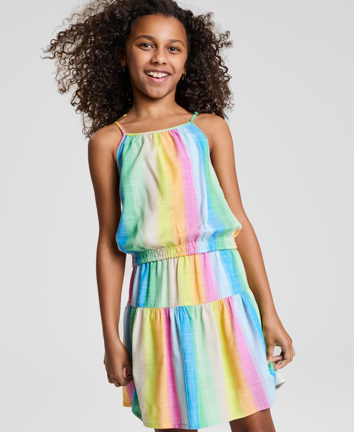 Epic Threads Kid Girl Rainbow Tank Top, Exclusively At Macy's In Multi
