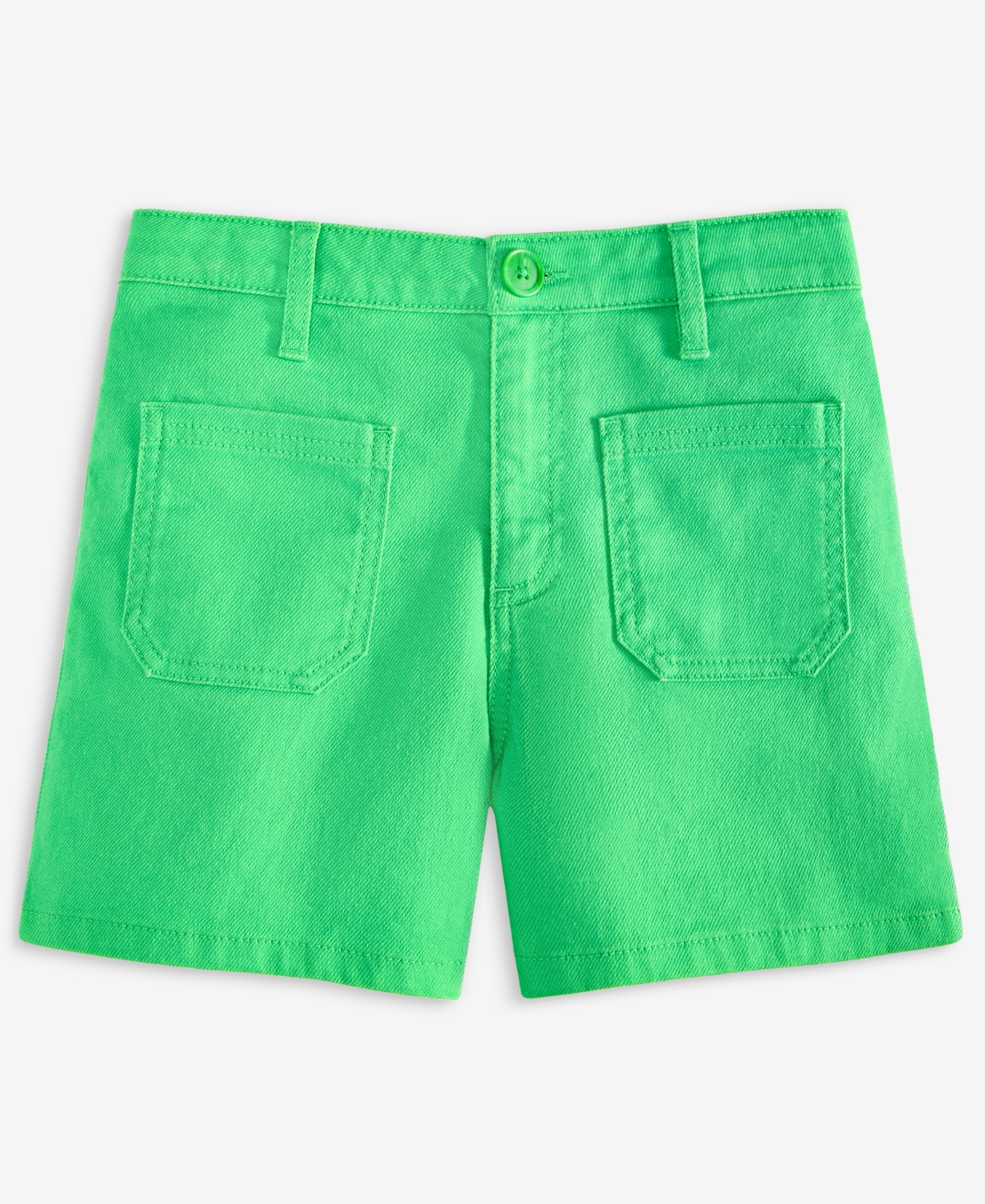 Shop Epic Threads Little & Big Girls Twill Patch-pocket Shorts, Exclusively At Macy's