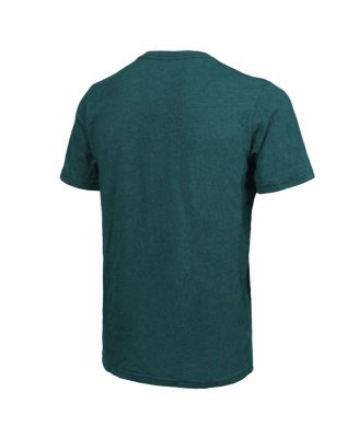 Мужская темно-зеленая футболка Philadelphia Eagles Super Bowl LIX Champions Tri-Blend от Majestic Threads