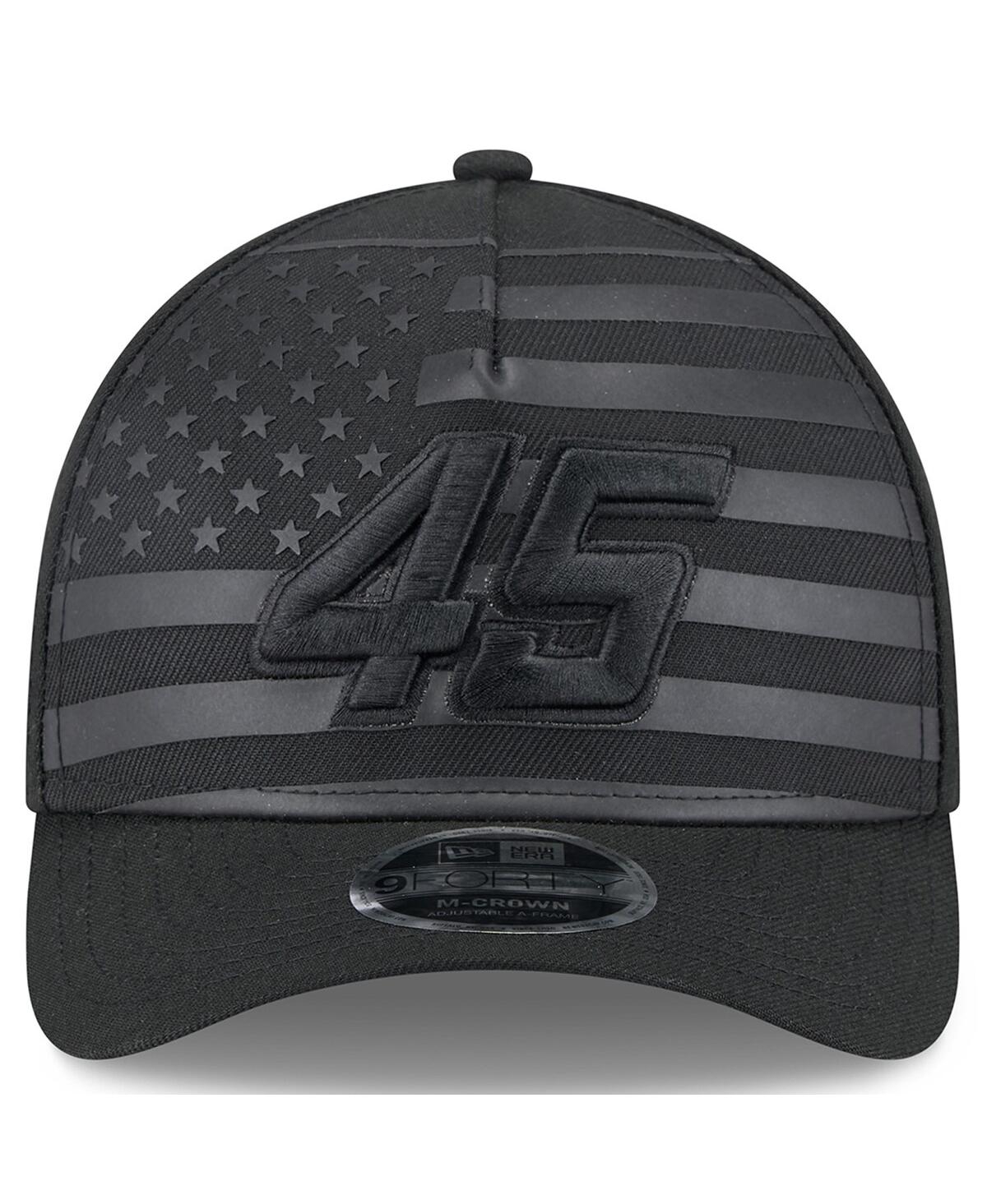 New Era Men's Black Tyler Reddick American Flag 9forty M-crown A-frame Adjustable Hat In Black