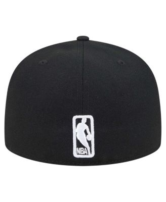 Мужская черная приталенная шляпа New Era с камуфляжным принтом Golden State Warriors UV 59FIFTY