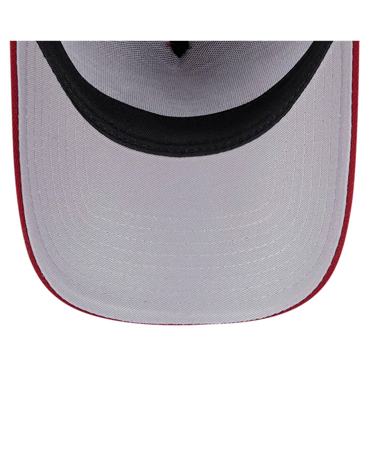 Мужская кепка New Era Burgundy Colorado Avalanche Core A-Frame 9FORTY Adjustable Hat — фото 3