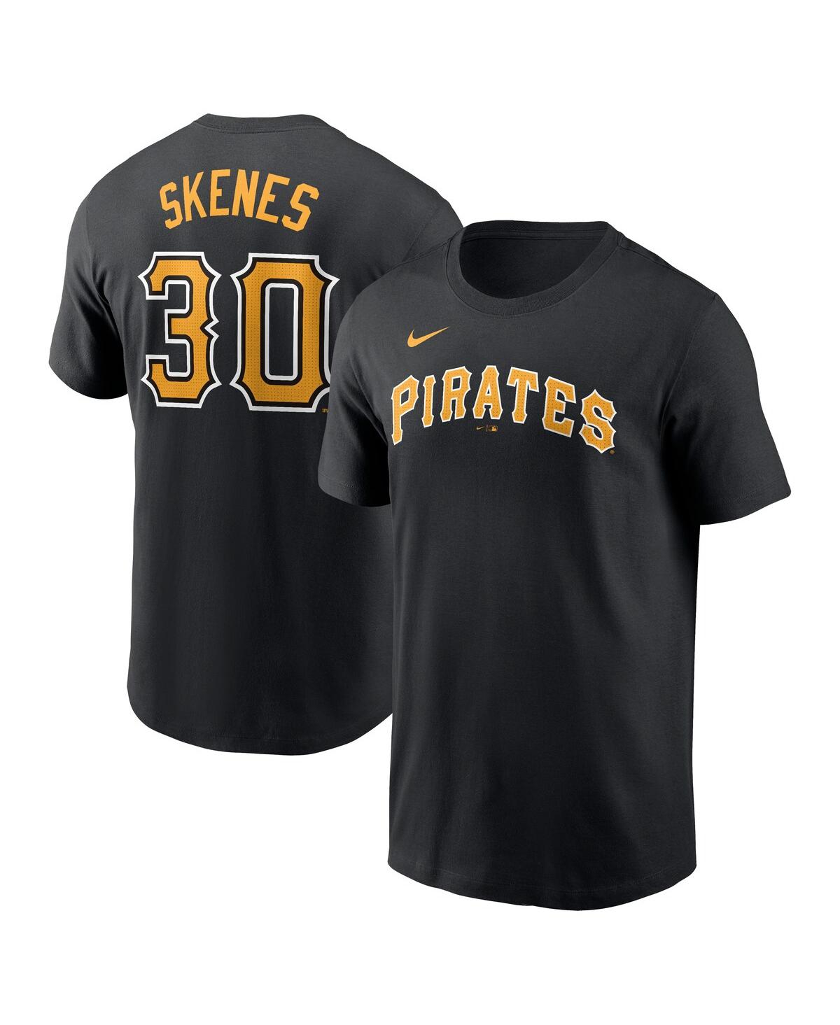 Nike Big Boys and Girls Paul Skenes Black Pittsburgh Pirates Name Number T-Shirt - Black