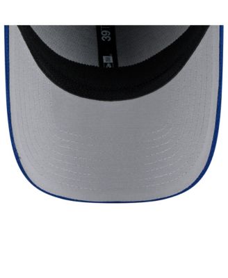 Мужская шляпа New Era серого цвета/Royal Kansas City Royals 2025 для тренировки по бейсболке 39-ГО РАЗМЕРА Flex