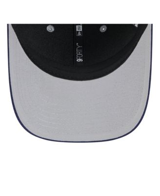 Мужская кепка New Era серого / темно-синего цвета Tampa Bay Rays 2025 для тренировок по бейсболке 940 М с регулируемой тульей