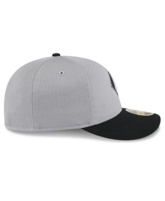 Мужская серо-черная бейсболка New Era Chicago White Sox 2025 для тренировок по бейсболке с низким профилем длиной 59 см.