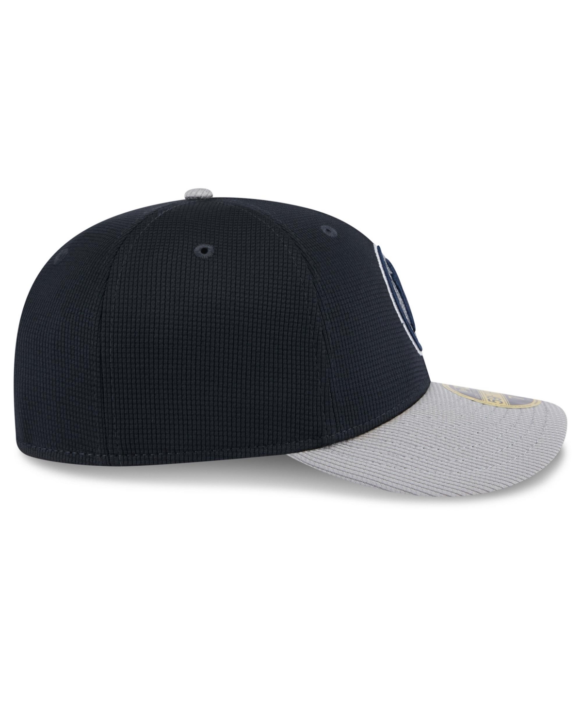 New Era Men's Gray/navy New York Yankees 2025 Batting Practice Low Profile 59fifty Fitted Hat In Gray,navy