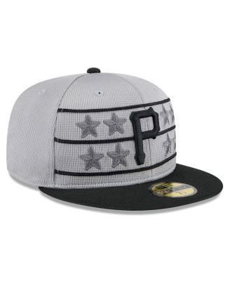 Men's Gray/Black Pittsburgh Pirates 2025 Batting Practice 59FIFTY Fitted Hat