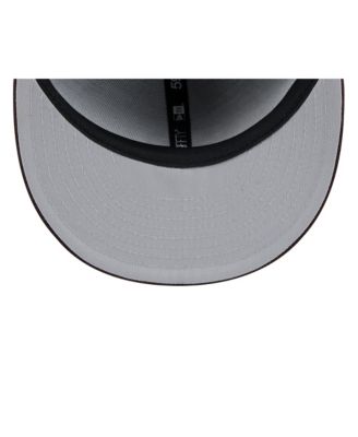 Мужская приталенная шляпа New Era, серо-коричневая, San Diego Padres 2025, для тренировок по бейсболке, 59 футов пятьдесят дюймов