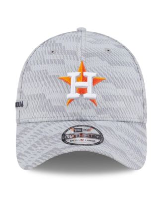 Men's Gray Houston Astros 2025 MLB Clubhouse 39THIRTY Flex Hat