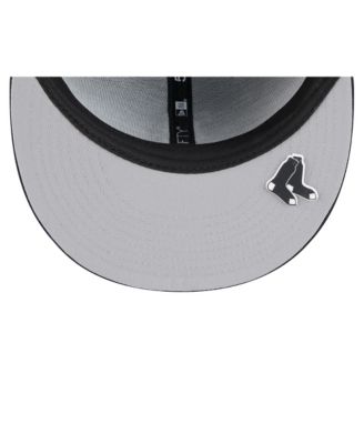 Мужская черная кепка New Era Boston Red Sox 2025 MLB Clubhouse 59 размера 