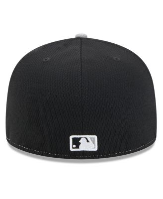 Мужская приталенная кепка New Era, черно-серая, Chicago White Sox 2025 MLB Clubhouse 59 размера 