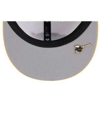 Мужская приталенная шляпа New Era коричнево-золотистого цвета San Diego Padres 2025 MLB Clubhouse 59 размера 