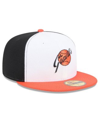 Men's Black/Orange San Francisco Giants 2025 MLB Clubhouse 59FIFTY Fitted Hat